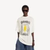 T-shirt sagomata da donna “Salon de Couture” color crema T-shirt sagomata da donna “Salon de Couture” color crema