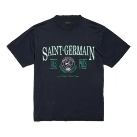 T-shirt Saint Germain “Blu scuro” 809122TRVP18065