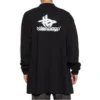 T-shirt sportiva a maniche lunghe oversize a strati “Black White” 739027TPVF21070
