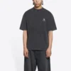 T-shirt Sporty B a vestibilità media “Washed Black” 612966TLV991070