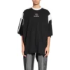 T-shirt Sporty B dal taglio squadrato “Black White” 699182TMVC41070