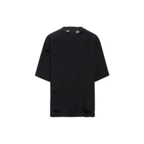 T-shirt strappato “Black” 661715TKV601000