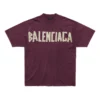 T-shirt Tape Type “Rosso scuro” 739784TOVA94029