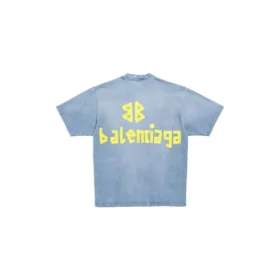 T-shirt Tape Type, vestibilità media “Faded Blue” 739784TOVA94530