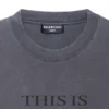 T-shirt “This Is Not Logo” “Grigio” 661705TKVD91069