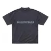 T-shirt tipo stencil “Nero” 764235TQVA31750