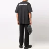 T-shirt Turn Slit “Black” 641655TLVB39034