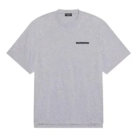 T-shirt Turn Slit “Grigio Nero” 675016TLVB31167