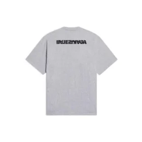 T-shirt Turn Slit “Grigio Nero” 675016TLVB31167