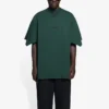 T-shirt unisex con stampa, vestibilità larga “Green” 657059TKV973010