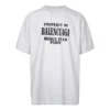 T-shirt vintage Property, vestibilità larga, “Bianco Nero” 641675TMVH89012
