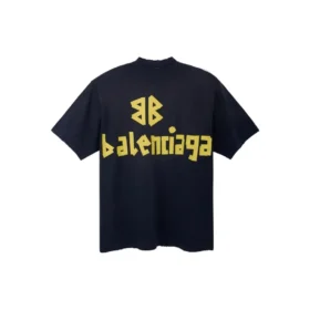 Tape Type T-shirt, vestibilità media “Black Faded” 739784TOVA91055