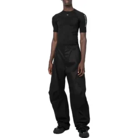 Top sportivo a girocollo “Sporty B” “Nero” 7196624C9B41000