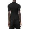 Top sportivo a girocollo “Sporty B” “Nero” 7196624C9B41000