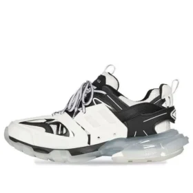 Track Sneaker “Clear Sole – White Black” 647742W3BZ29010