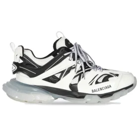 Track Sneaker “Clear Sole – White Black” 647742W3BZ29010