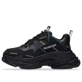 Triple S Allover Logo “Black Multi” 536737W2FA81083