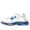 Triple S “Clear Sole – Bianco Blu” 544351W09ON9169