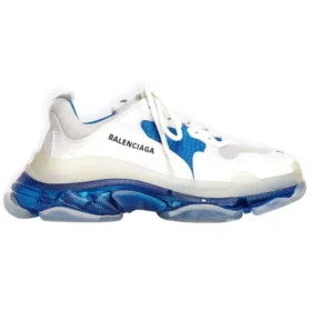 Triple S “Clear Sole – Bianco Blu” 544351W09ON9169