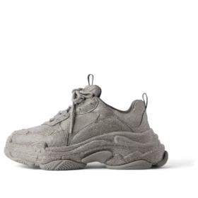 Triple S con strass “Grigio scuro” 524039W2TST1249