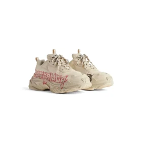 Triple S Diy Metal “Beige Rosso Nero” 524039W2FAY9016