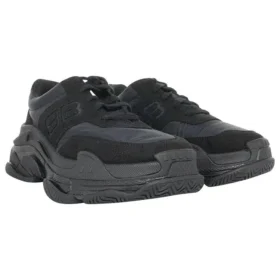 Triple S in nylon “Black” 710157W3CU11000