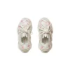 Triple S Logotype Sneaker “Materiale tecnico bianco e rosa” 654251W2FAB9050