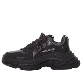 Triple S Sneaker “Allover Logo – Nero” 536737W2FA21081
