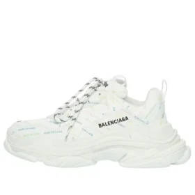 Triple S Sneaker “Allover Logo – White Multi” 536737W2FA89083