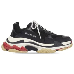 Triple S Sneaker “Black Red” 533882W09OM1000