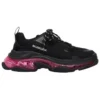 Triple S Sneaker “Clear Sole – Black Pink Neon” 541624W2FR11053