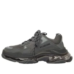 Triple S Sneaker “Clear Sole – Grigio scuro” 541624W2GA11801