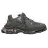 Triple S Sneaker “Clear Sole – Grigio scuro” 541624W2GA11801