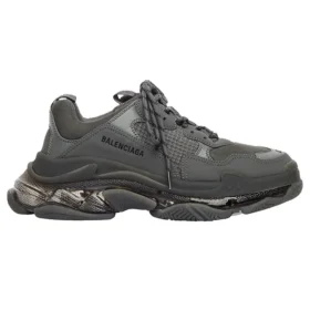 Triple S Sneaker “Clear Sole – Grigio scuro” 541624W2GA11801