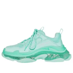 Triple S Sneaker “Clear Sole – Mint” 544351W2GA14500