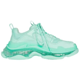 Triple S Sneaker “Clear Sole – Mint” 544351W2GA14500