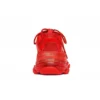 Triple S Sneaker con suola trasparente “Red” 541624W2CE16500