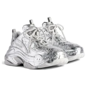 Triple S Sneaker “Silver” 536737W2FMA8100