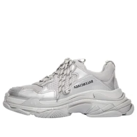Triple S Sneaker “Silver Metallic” 536737W2FS28100
