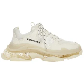 Triple S Sneaker “Suola trasparente – Beige” 541624W2GA19100
