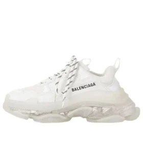 Triple S Sneaker “Suola trasparente – Bianco” 541624W2FB19000