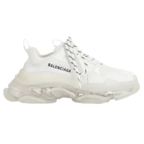 Triple S Sneaker “Suola trasparente – Bianco” 541624W2FB19000