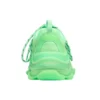 Triple S Sneaker “Suola trasparente – Verde neon” 541624W2CF13801