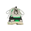 Triple S Sneaker “White Green Fluo” 536737W09O69063