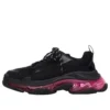 Triple S “Suola trasparente – Nero Rosa Neon” 544351W2FR11053