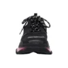 Triple S “Suola trasparente – Nero Rosa Neon” 544351W2FR11053