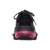 Triple S “Suola trasparente – Nero Rosa Neon” 544351W2FR11053