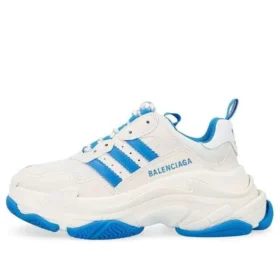 Triple S x Adidas “White Blue” 712764W2ZB39040 Triple S x Adidas “White Blue” 712764W2ZB39040