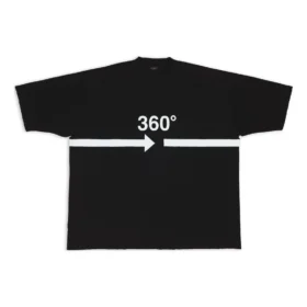Tubular T-Shirt 360 Oversized “Black” 720501TNVD51070