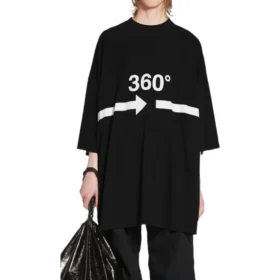 Tubular T-Shirt 360 Oversized “Black” 720501TNVD51070